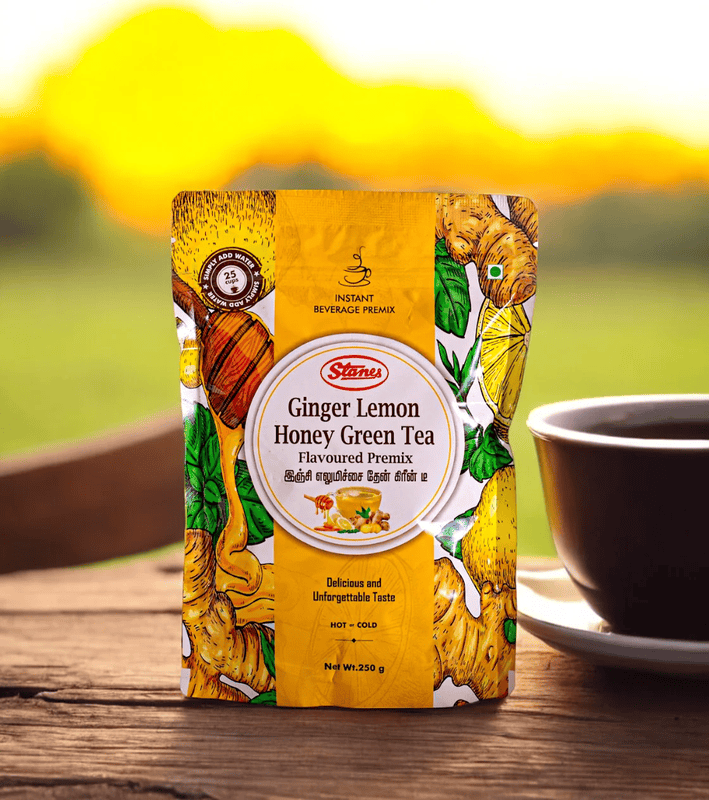 GINGER LEMON HONEY GREEN TEA