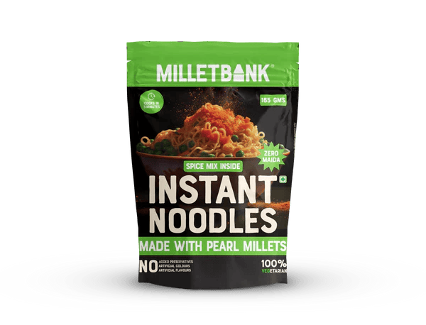 Instant Little Millet Noodles 165gms (Millet Bank)